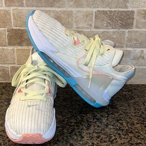 Nike Lebron Witness 6 “Coconut Milk” Youth basketball shoes.